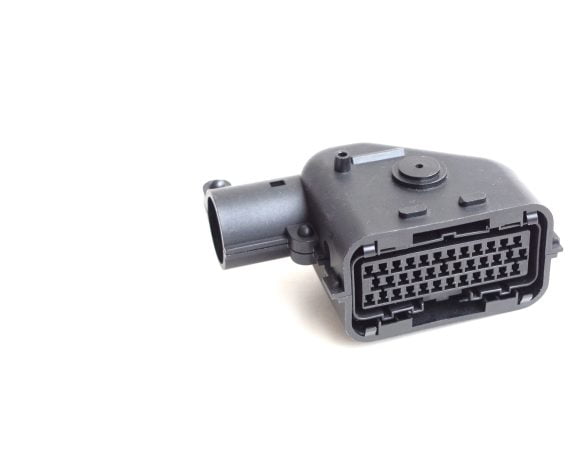 Technical injection moulded plastic electrical connector housing